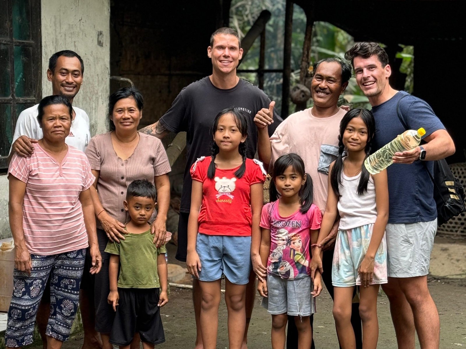 AWay Discovery team with local Balinese community